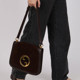 Gucci Chocolate Suede Medium Blondie Shoulder Bag