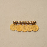 Limited Edition Christian Dior 1989 Gold French Bicentennial Medallion Brooch