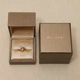 Bvlgari 18K Yellow Gold Mother of Pearl and Diamond Divas' Dream Ring, Size US 4.5