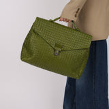 Bottega Veneta Lambskin Archivalist Briefcase