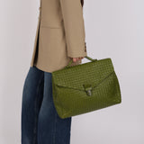 Bottega Veneta Lambskin Archivalist Briefcase
