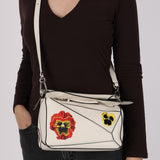 Limited Edition Loewe x Joe Brainard 10th Anniversary Pansies Small Puzzle Bag