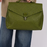 Bottega Veneta Lambskin Archivalist Briefcase