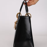 Dior 1997 Patent Medium Lady Bag