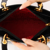 Dior 1997 Patent Medium Lady Bag