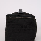 Fendi Black Zucchino Canvas Vanity Bag