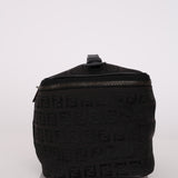 Fendi Black Zucchino Canvas Vanity Bag