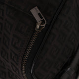 Fendi Black Zucchino Canvas Vanity Bag