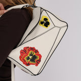 Limited Edition Loewe x Joe Brainard 10th Anniversary Pansies Small Puzzle Bag