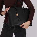 Limited Edition Louis Vuitton Black Calfskin Haute Maroquinerie Lockit GM