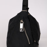 Fendi Black Micro Zucchino XL Zip Mamma Forever