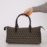 Fendi Zucchino East-West Boston Bag