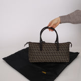 Fendi Zucchino East-West Boston Bag