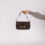 Rare Fendi Zucca Baguette GHW