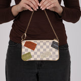 Louis Vuitton Damier Azur Trunks Milla Pochette MM