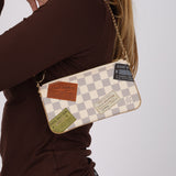 Louis Vuitton Damier Azur Trunks Milla Pochette MM
