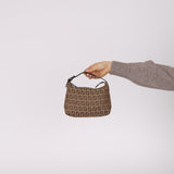 Fendi Tan Zucchino Mini Pouch