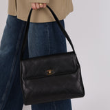 Chanel 1997 Lambskin Shoulder Kelly Bag 24K GP