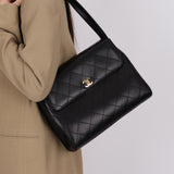 Chanel 1997 Lambskin Shoulder Kelly Bag 24K GP