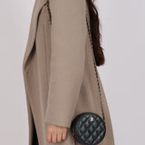 Chanel 2019 Iridescent Caviar Round Clutch on Chain