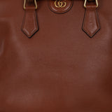 Gucci Calfskin Bamboo Medium Diana Round Tote