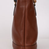 Gucci Calfskin Bamboo Medium Diana Round Tote