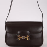 Gucci Chocolate Horsebit 1955 Shoulder Bag