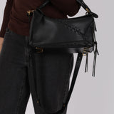 Rare Loewe Black Laced Medium Puzzle Bag
