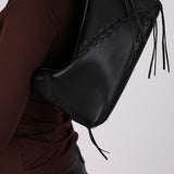 Rare Loewe Black Laced Medium Puzzle Bag
