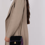 Chanel 2021 Tweed Turnlock Mini Square Flap Bag GHW