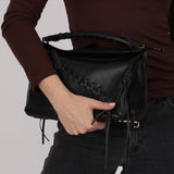Rare Loewe Black Laced Medium Puzzle Bag