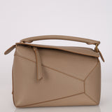 Loewe Taupe Small Puzzle Edge Bag