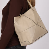 Vintage Loewe Opal Leather Medium Fold Tote