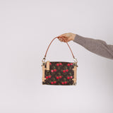 Limited Edition Louis Vuitton x Takashi Murakami 2025 Cerises Side Trunk MM