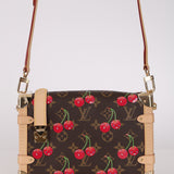 Limited Edition Louis Vuitton x Takashi Murakami 2025 Cerises Side Trunk MM