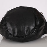 Balenciaga 2013 Black Arena Giant 12 Pompom Small Bucket Bag