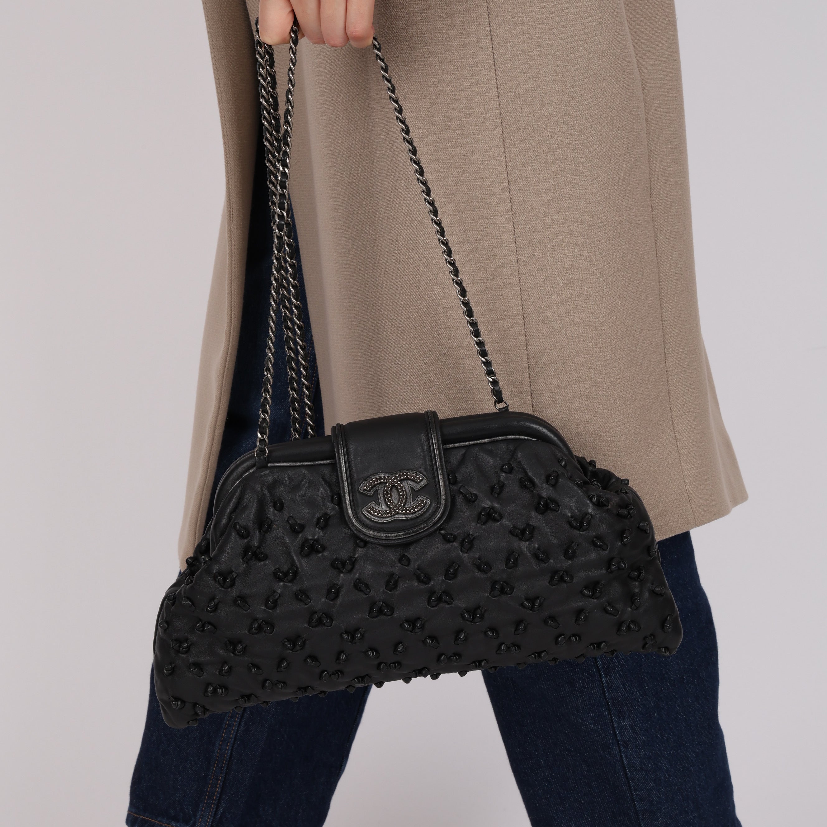 Chanel 2011 Chic Knot Clutch Bag