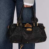 Chloe Black Medium Paddington Bag