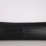 Bottega Veneta Black Intrecciato East West Frame Bag