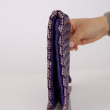 Bottega Veneta Anaconda Intrecciato Turnlock Clutch