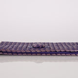 Bottega Veneta Anaconda Intrecciato Turnlock Clutch