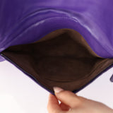 Bottega Veneta Anaconda Intrecciato Turnlock Clutch