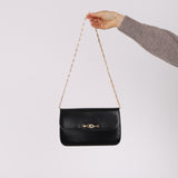 Celine Boxcalf Triomphe Chain Shoulder Bag
