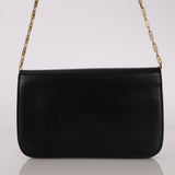 Celine Boxcalf Triomphe Chain Shoulder Bag