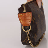 Louis Vuitton 2012 Monogram Chain Mini Pochette Bag