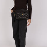 Chanel 1995 Lambskin Front Pocket Camera Bag 24K GP