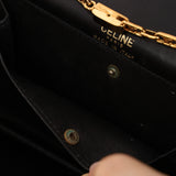 Celine Boxcalf Triomphe Chain Shoulder Bag
