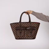 Louis Vuitton Damier Ebene Manosque Bag and Louis Vuitton Mini Bag