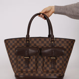 Louis Vuitton Damier Ebene Manosque Bag and Louis Vuitton Mini Bag