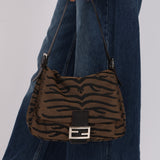 Fendi Tiger Print Mama Baguette Bag